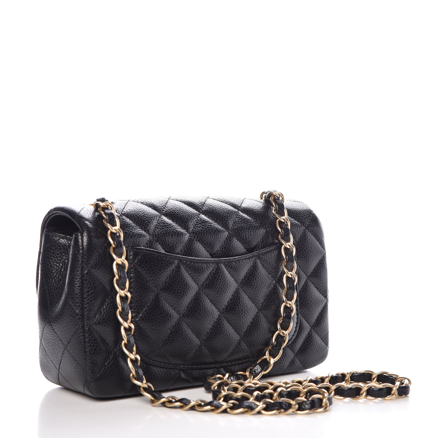 Chanel Caviar Quilted Mini Rectangular Flap Black 3 of 8