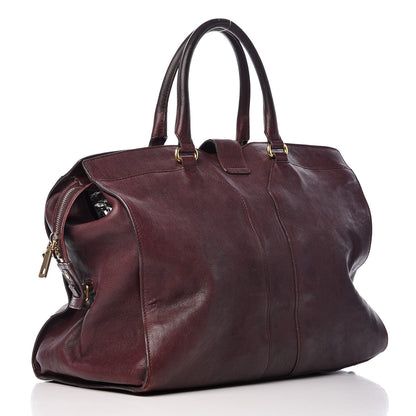 Saint Laurent Sheepskin Large Cabas ChYc Plum 3 of 23