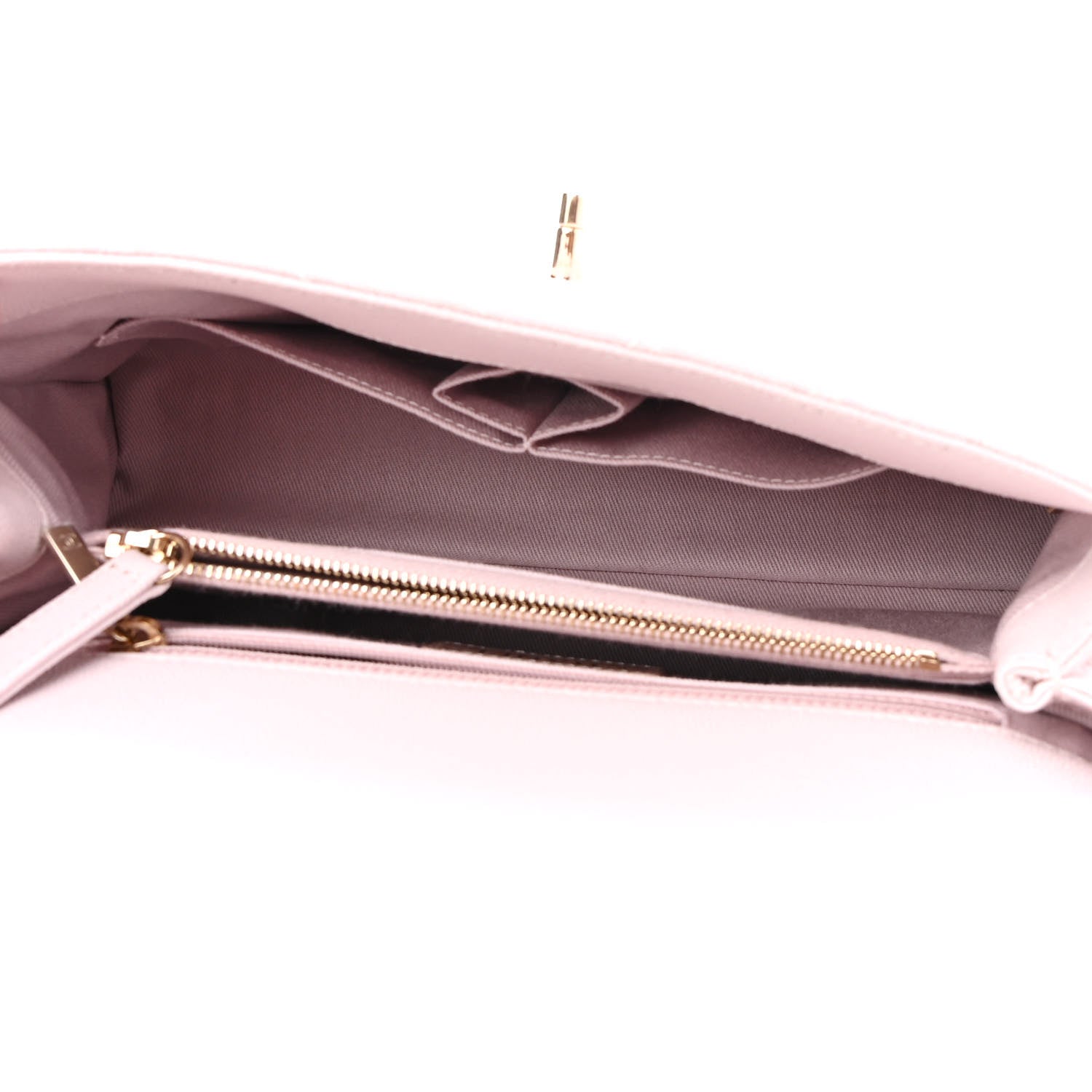 Chanel Caviar Quilted Small Coco Handle Flap Lilas Lilac 5 of 10