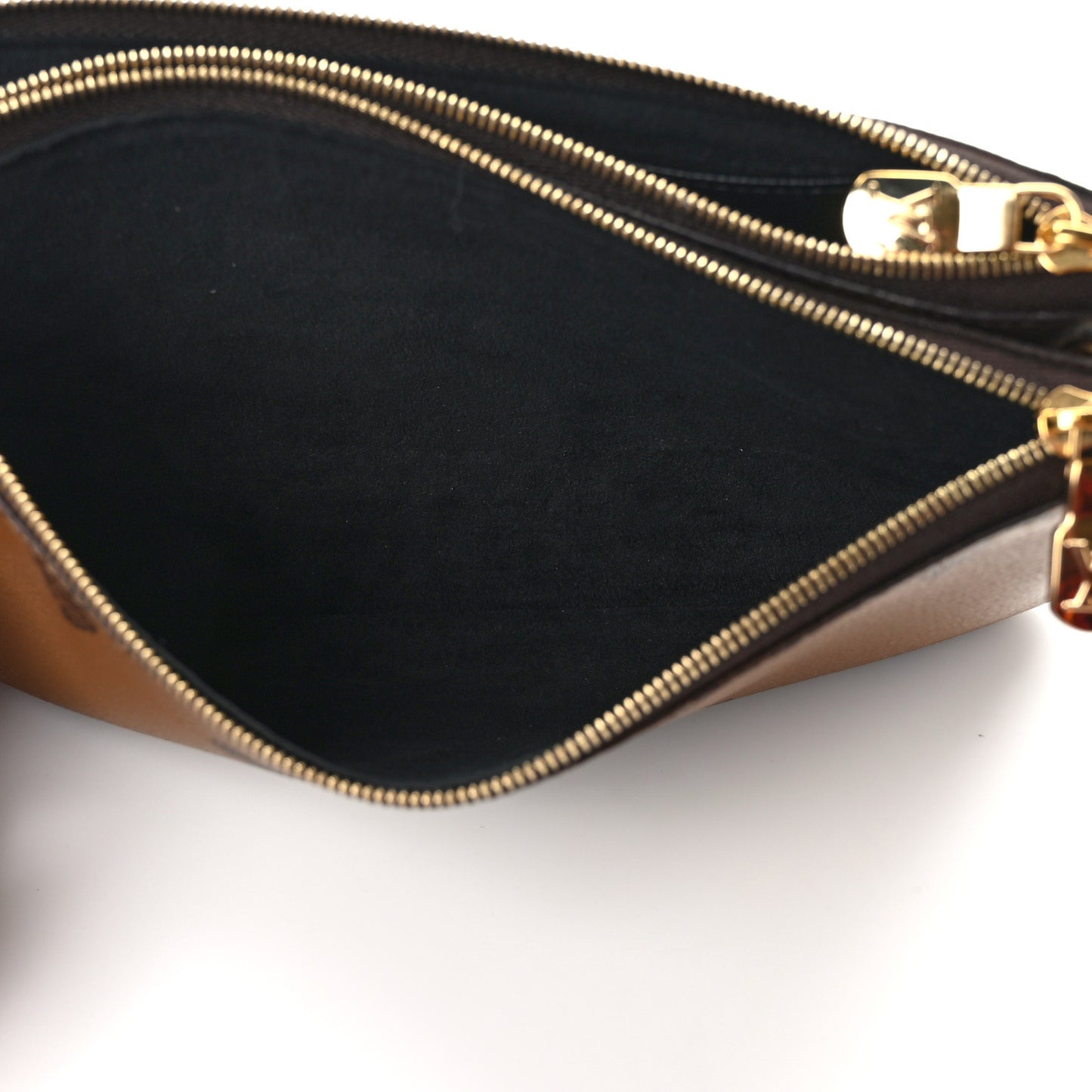 Reverse Monogram Giant Double Zip Pochette