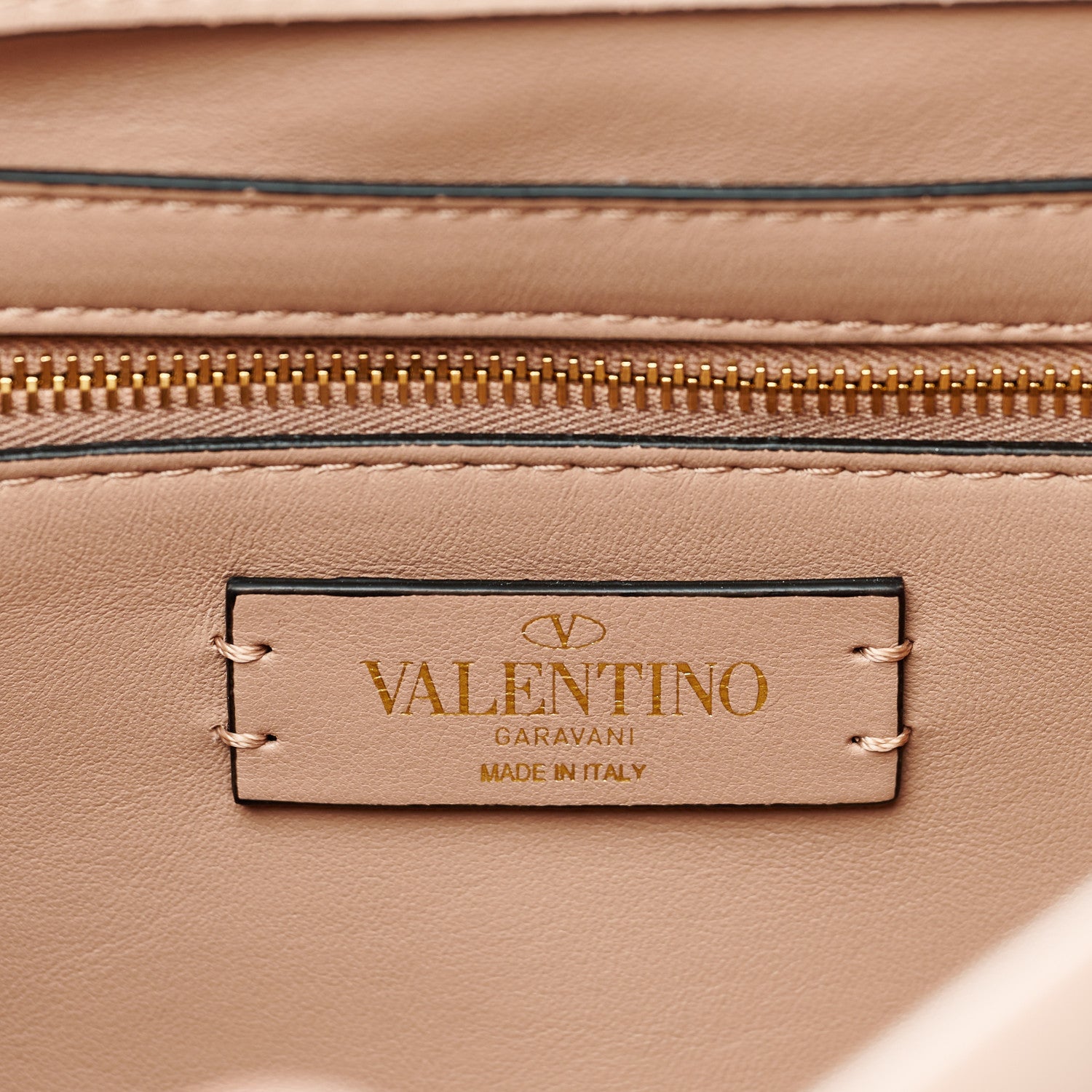 Valentino Garavani Nappa Large Roman Stud Shoulder Bag Rose Cannelle 6 of 9