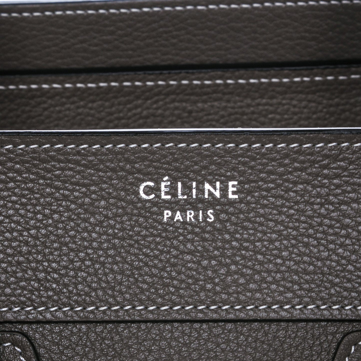 Drummed Calfskin Micro Luggage Souris