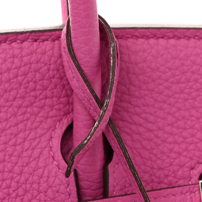 Hermes Togo Birkin 25 Rose Pourpre 11 of 11