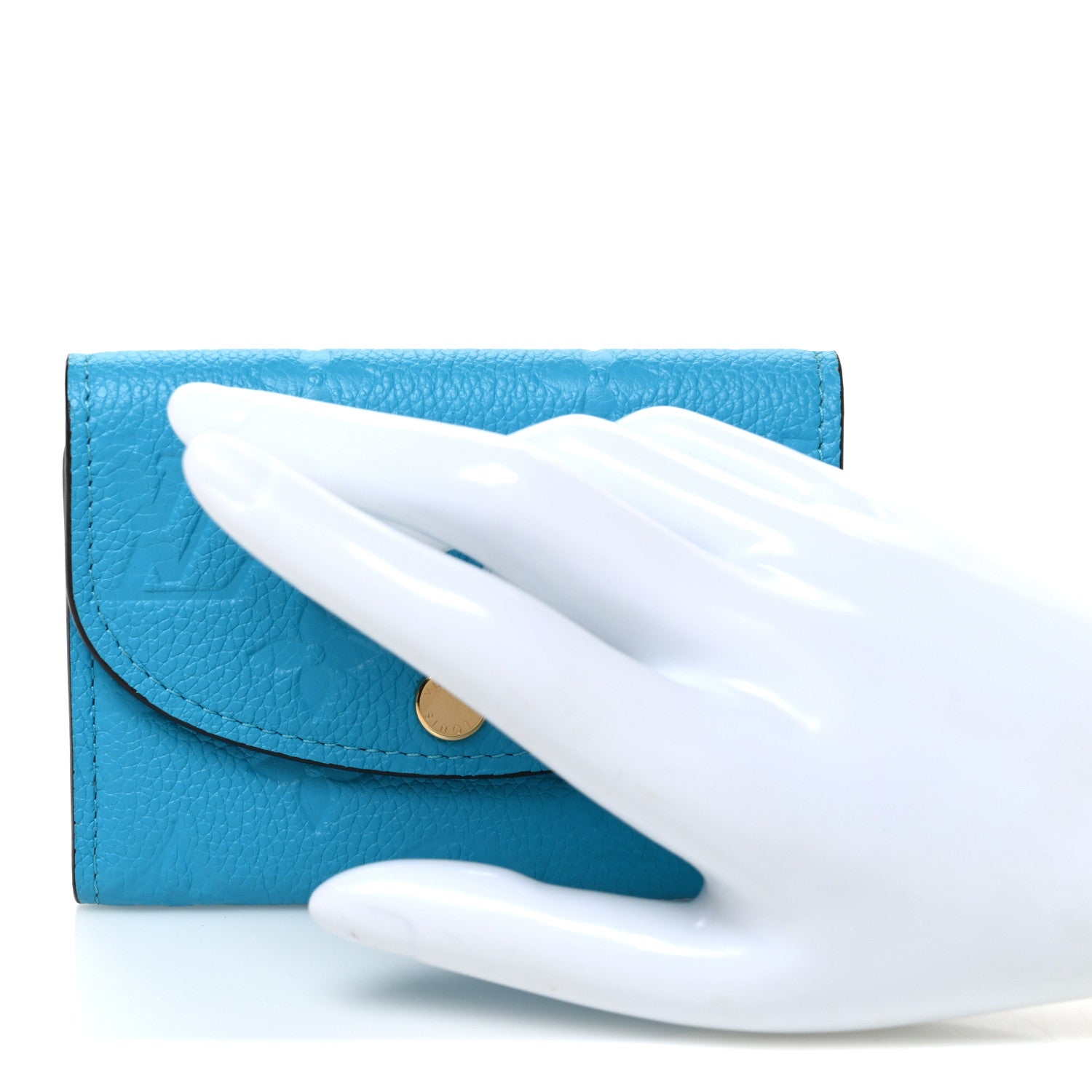 Louis Vuitton Empreinte Rosalie Coin Purse Turquoise 2 of 6