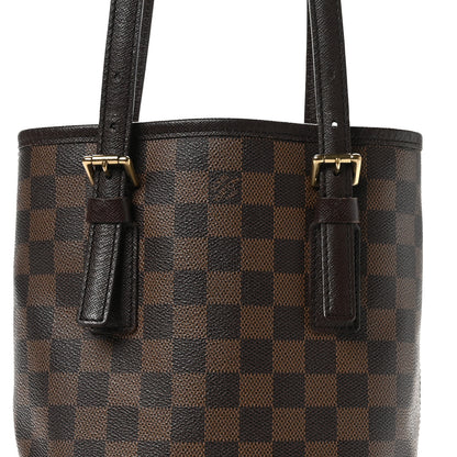 Louis Vuitton Damier Ebene Marais Bucket 23 7 of 10