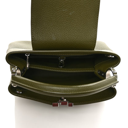Louis Vuitton Taurillon Capucines BB Khaki 4 of 7