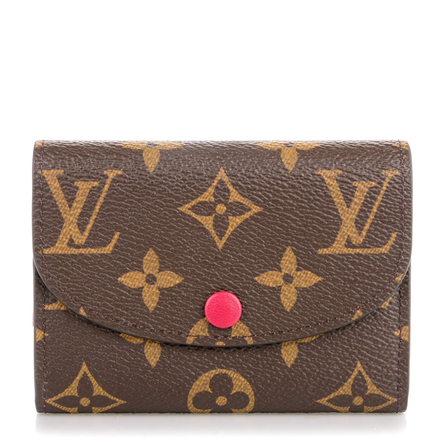 Monogram Rosalie Coin Purse Fuchsia