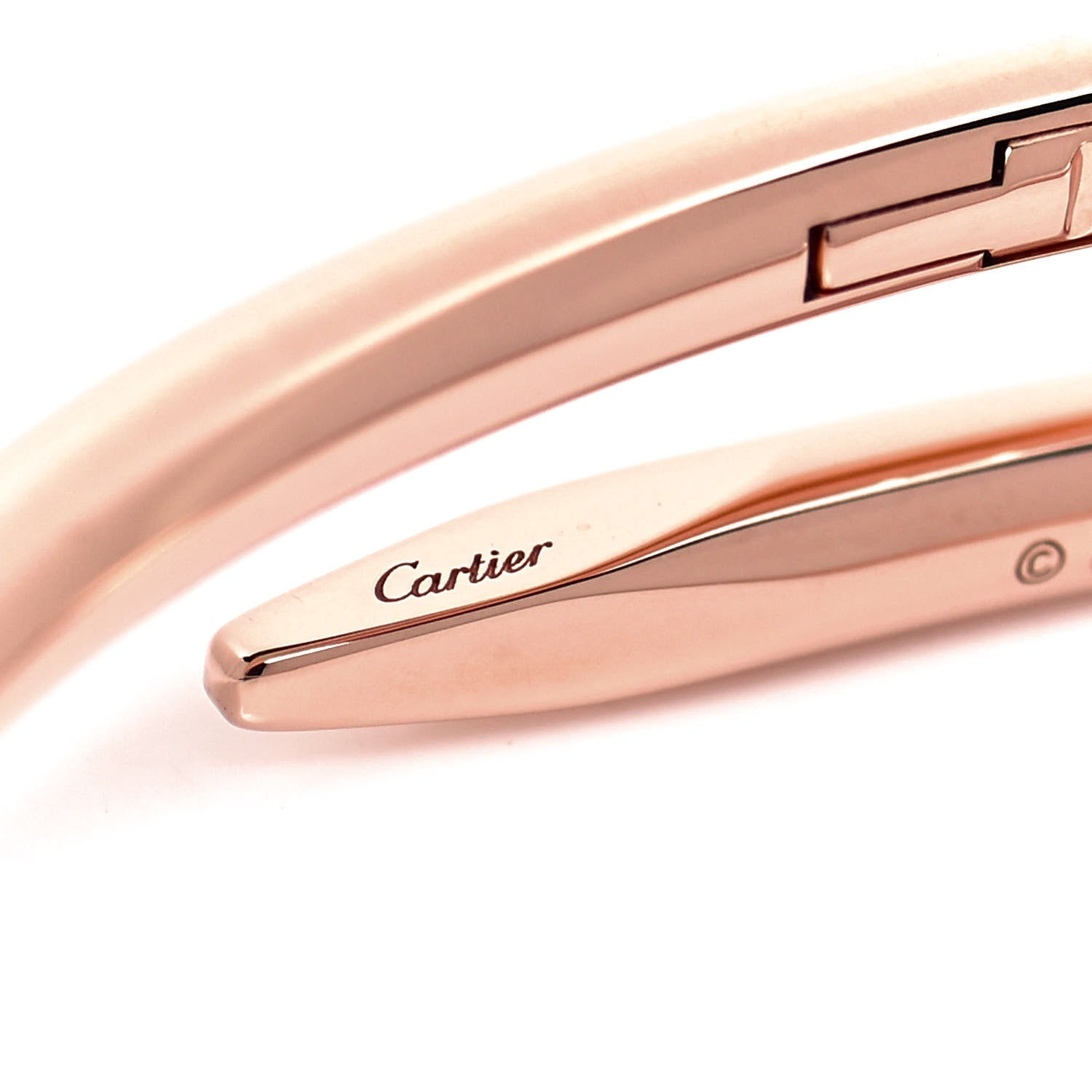 Cartier 18K Pink Gold Juste Un Clou Bracelet 18 5 of 6
