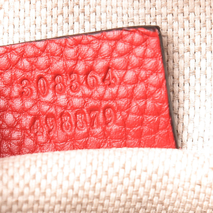 Gucci Pebbled Calfskin Small Soho Disco Bag Tabasco Red 7 of 11