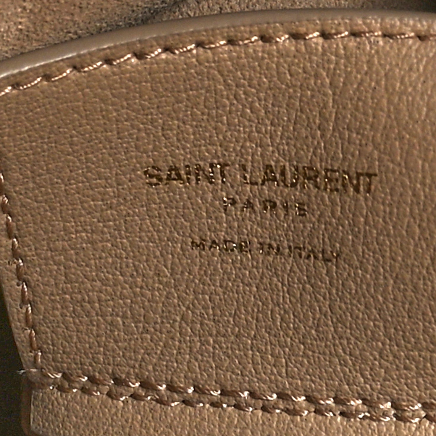 Saint Laurent Calfskin Toy Shopping Tote Nude Powder 8 of 10