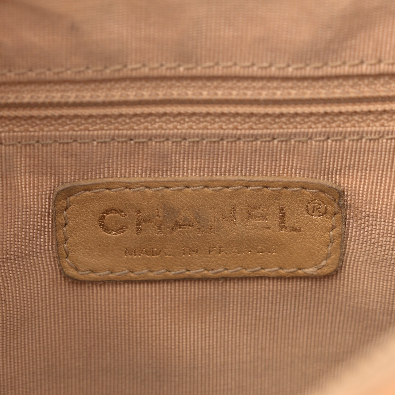Chanel Caviar Quilted Timeless CC Shoulder Bag Beige 6 of 14