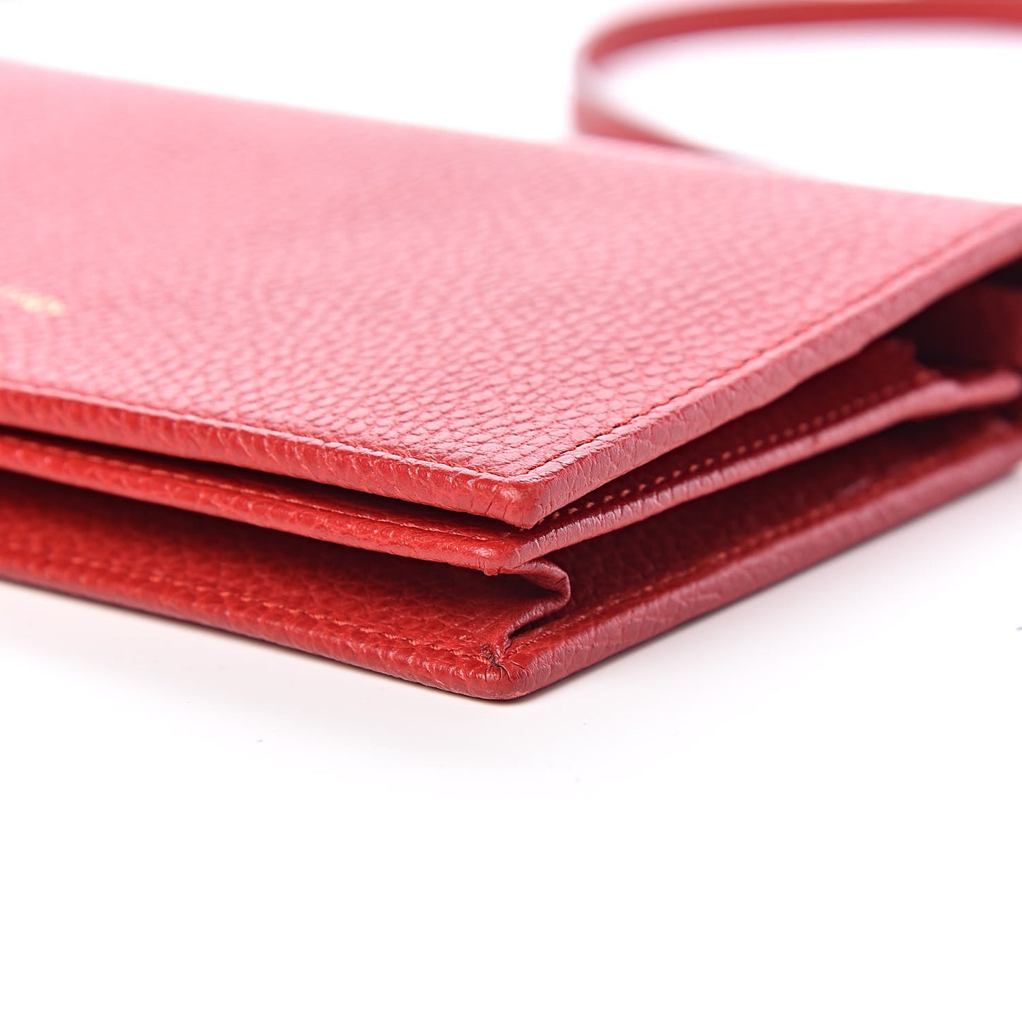 Dollar Calfskin Mini Swing Wallet Bag Oxidation