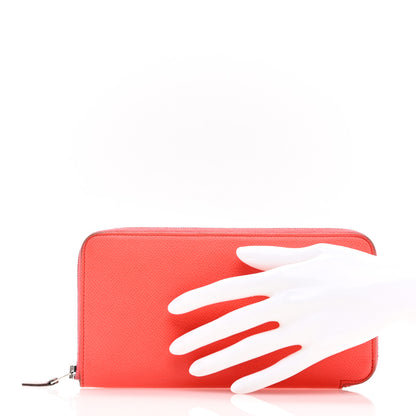 Hermes Epsom Silk'In Wallet Rose Jaipur 2 of 12