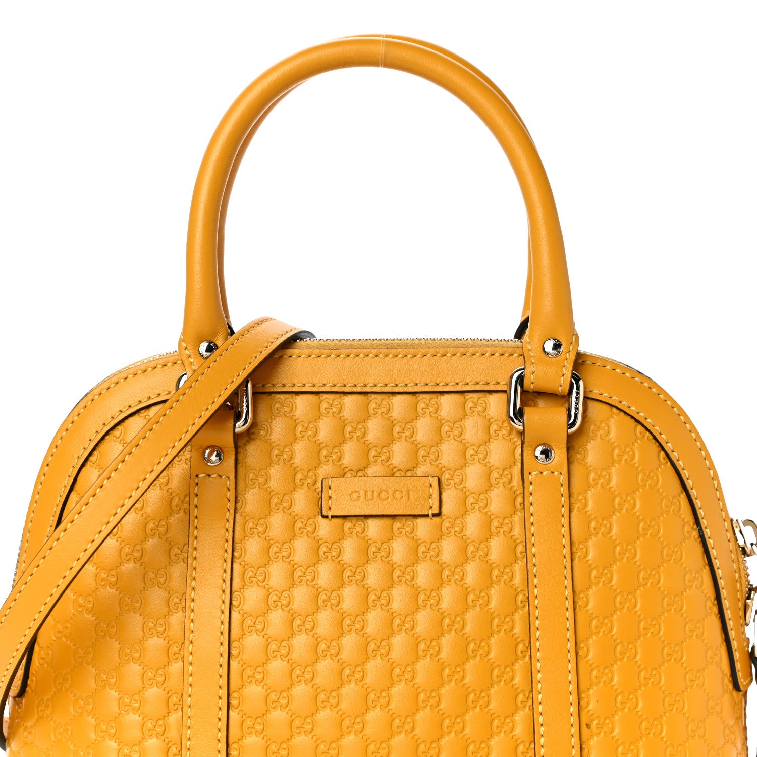 Gucci Soft Microguccissima Mini Dome Bag New Buttercup 8 of 12