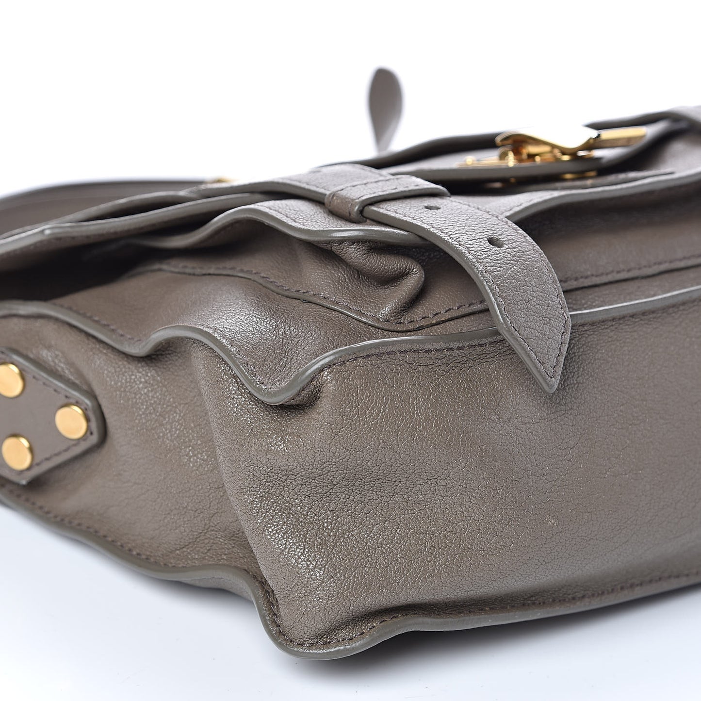 Lambskin Tiny PS1 Satchel Smoke