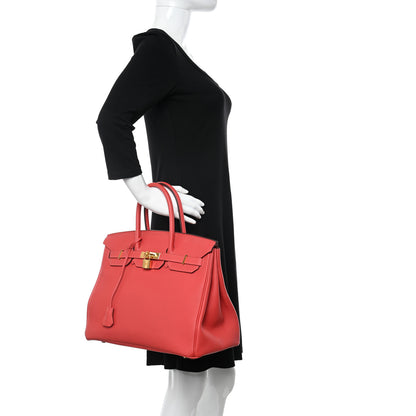Hermes Togo BIRKIN 35 Rose Jaipur 2 of 11