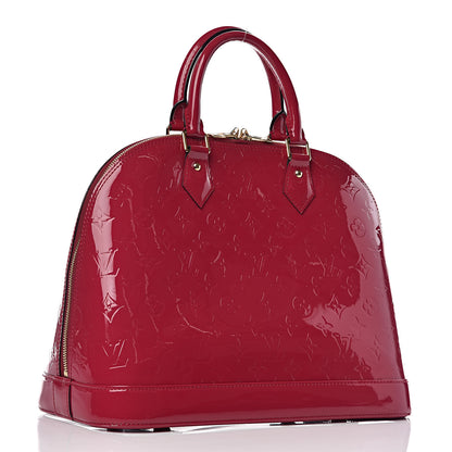 Louis Vuitton Vernis Alma MM Rose Indien 3 of 10