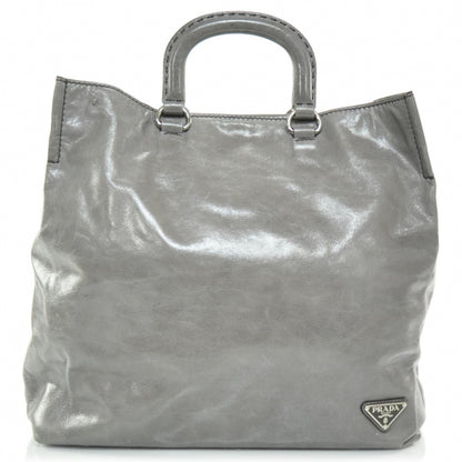 Prada Vitello Shine Tote Fumo 1 of 9