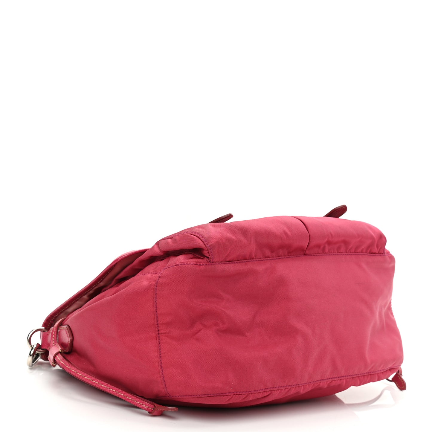 Tessuto Nylon Saffiano Messenger Bag Ibisco