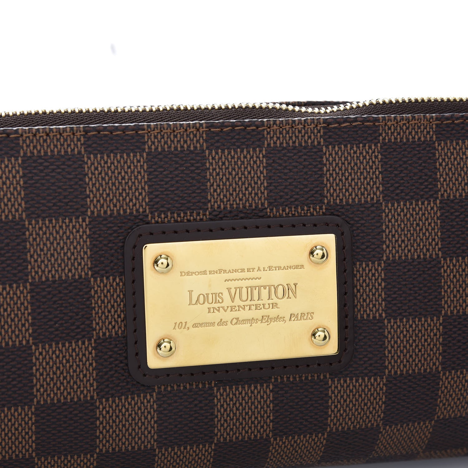 Louis Vuitton Damier Ebene Eva Clutch 10 of 10