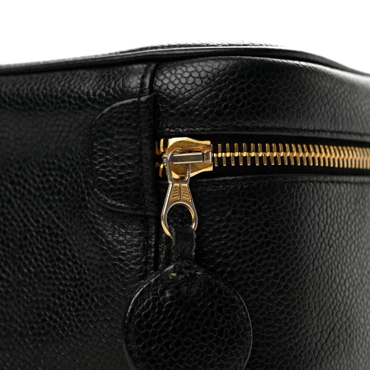 Chanel Caviar Vanity Cosmetic Case Black 9 of 9