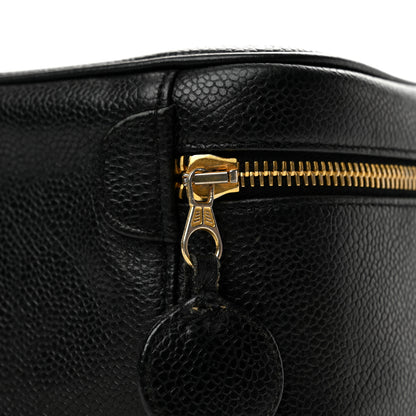 Chanel Caviar Vanity Cosmetic Case Black 9 of 9