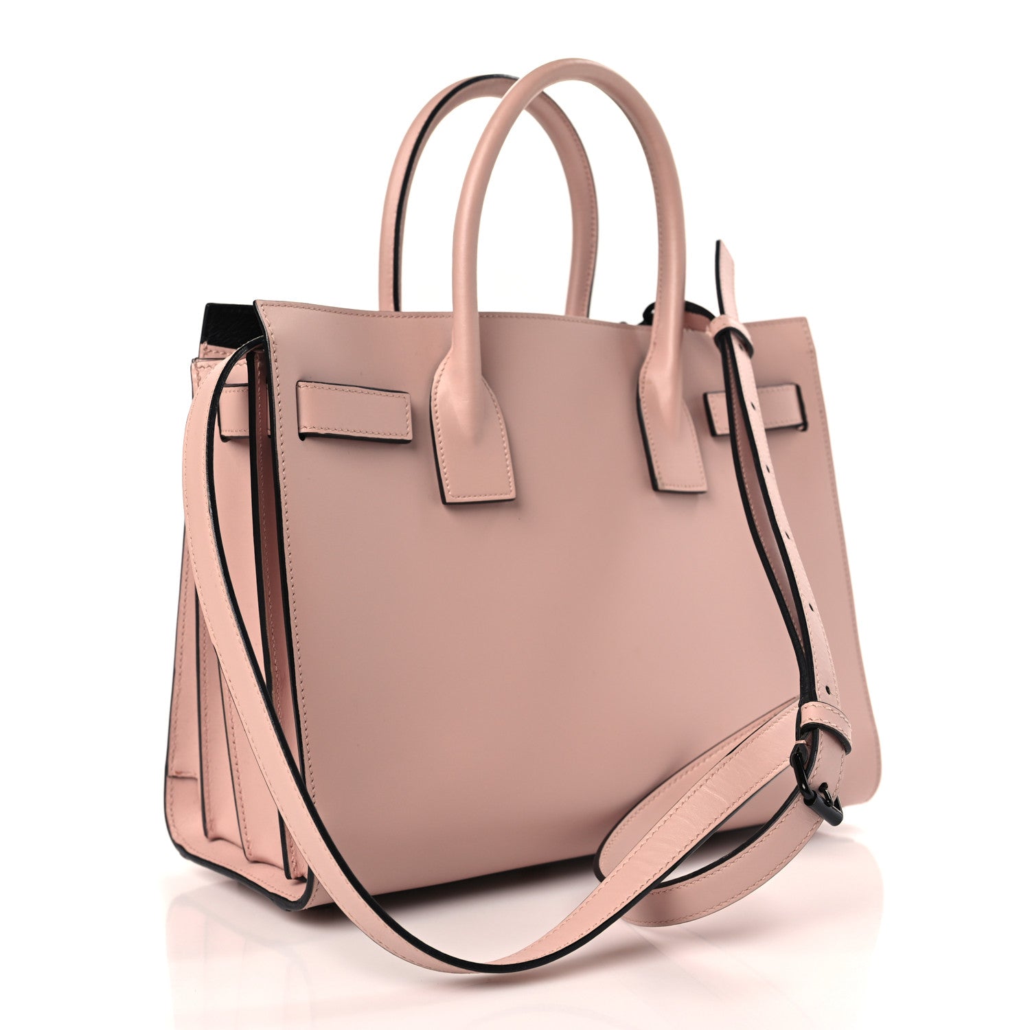 Saint Laurent Smooth Calfskin Baby Sac De Jour Pale Pink 3 of 9