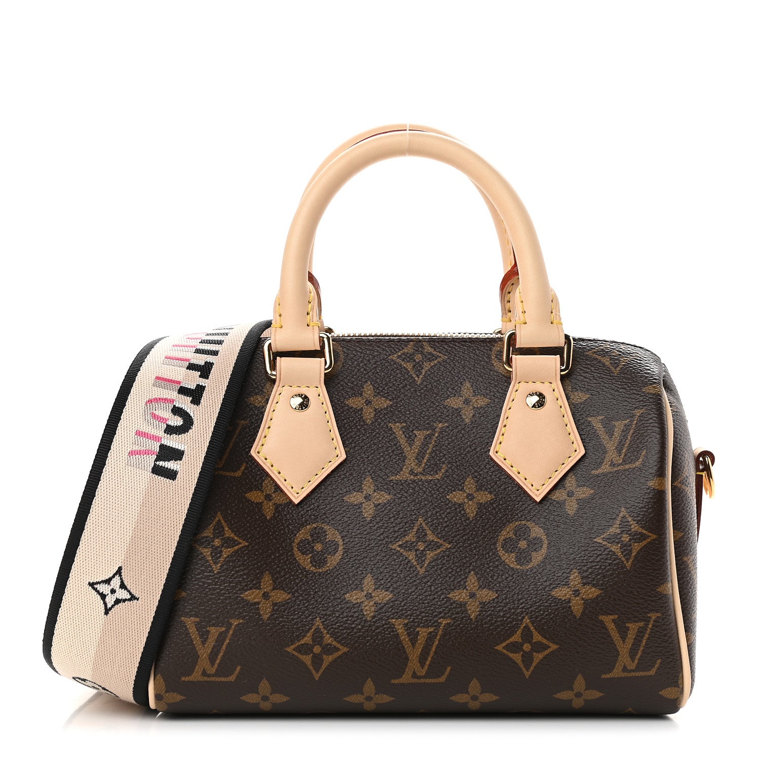 Louis Vuitton Monogram Speedy Bandouliere 20 Black 1 of 8