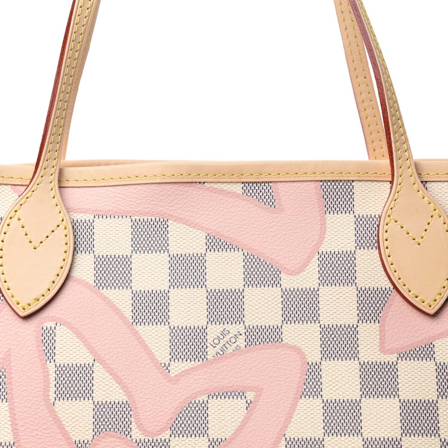 Louis Vuitton Damier Azur Tahitienne Neverfull MM 11 of 12