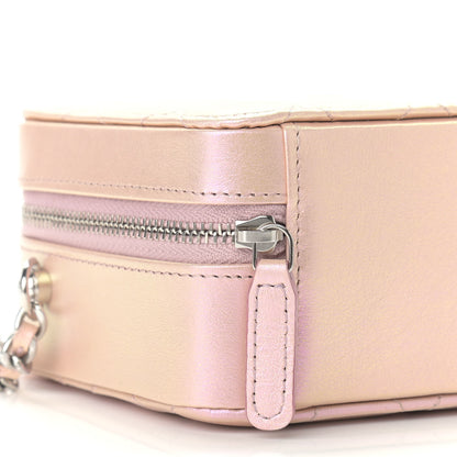 Chanel Iridescent Calfskin Quilted Camera Bag Pink 8 of 9