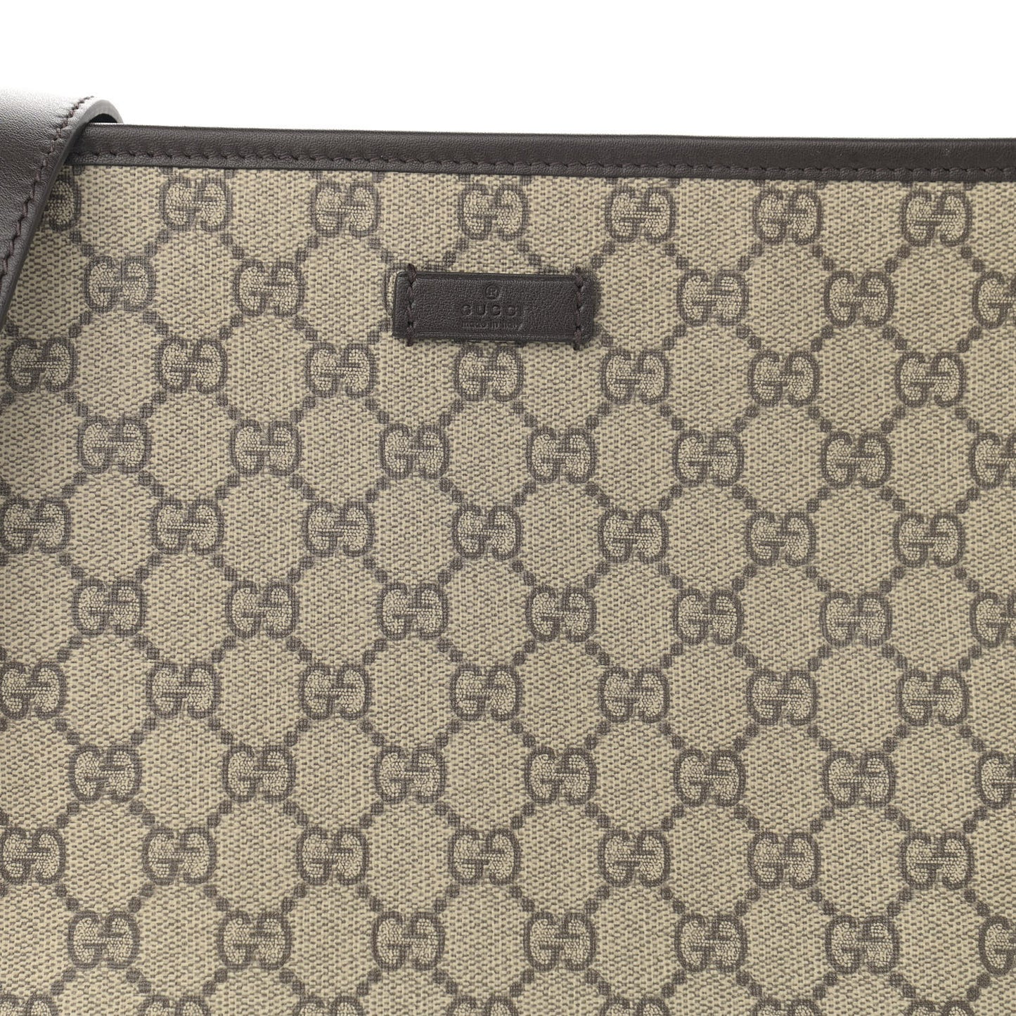 GG Plus Monogram Medium Flat Messenger Bag Dark Brown