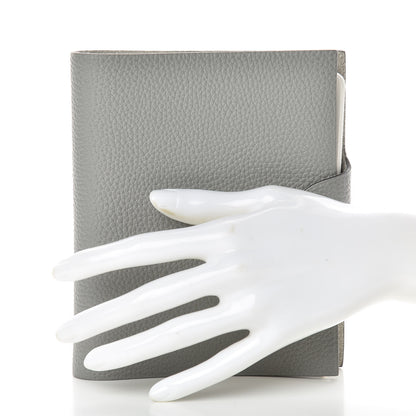 Hermes Togo Ulysse PM Agenda Cover Gris Mouette 2 of 8