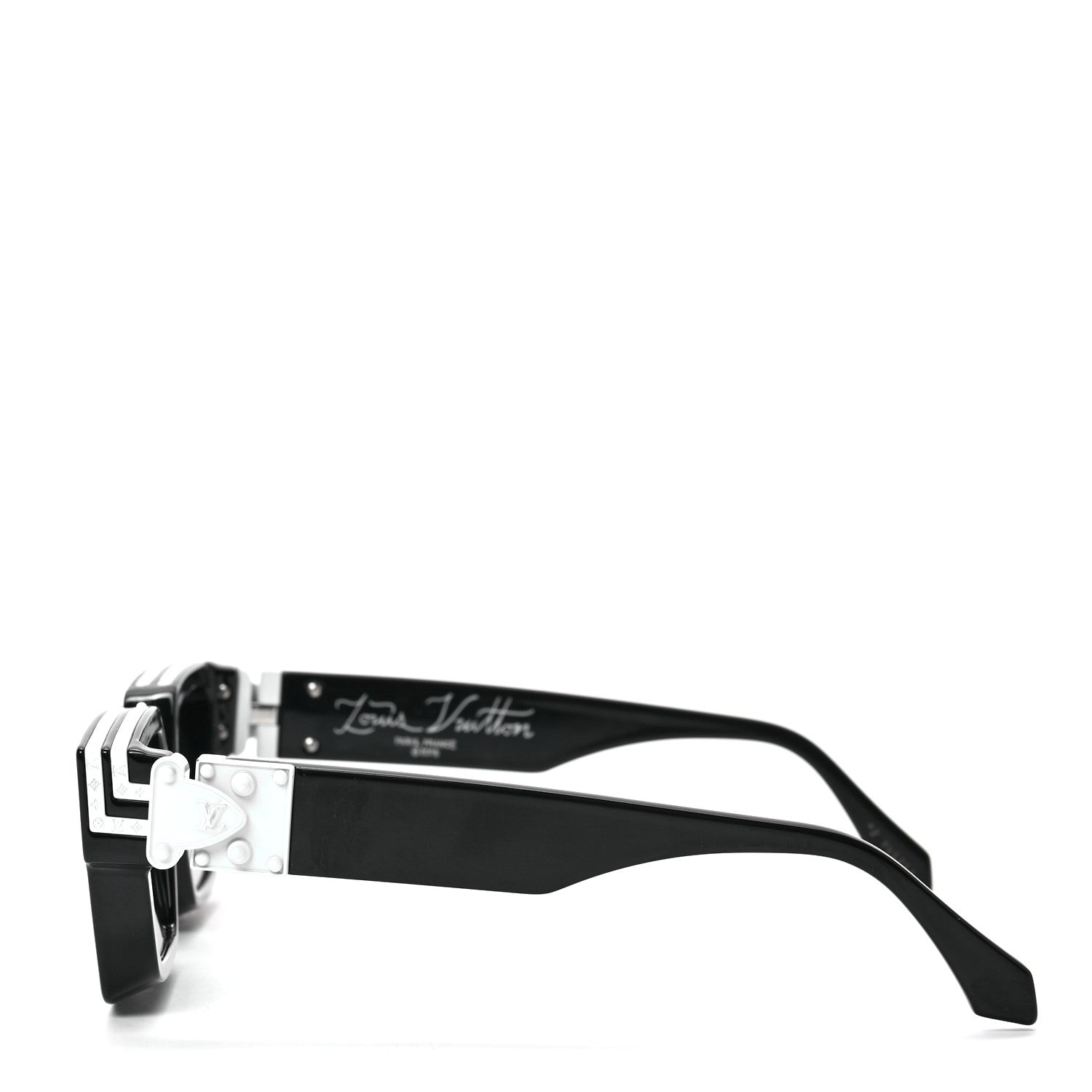 Louis Vuitton Acetate Metal 1.1 Millionaires Sunglasses Z1689W Black 3 of 6