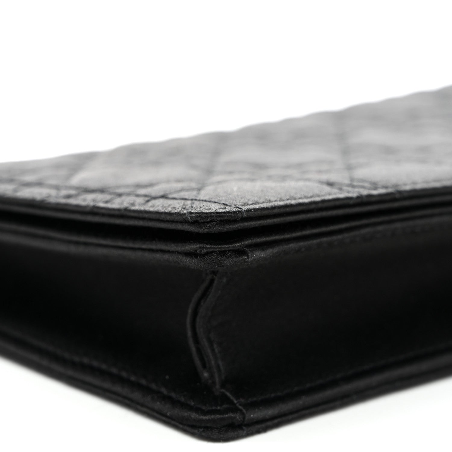 Christian Dior Satin Cannage Lady Dior Convertible Clutch Black 9 of 10