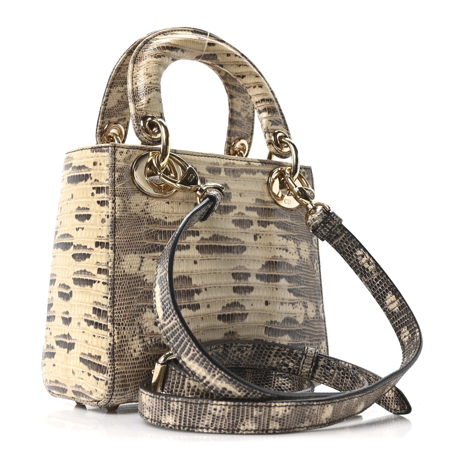 Christian Dior Lizard Ombre Mini Lady Dior 3 of 10