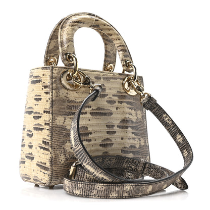 Christian Dior Lizard Ombre Mini Lady Dior 3 of 10