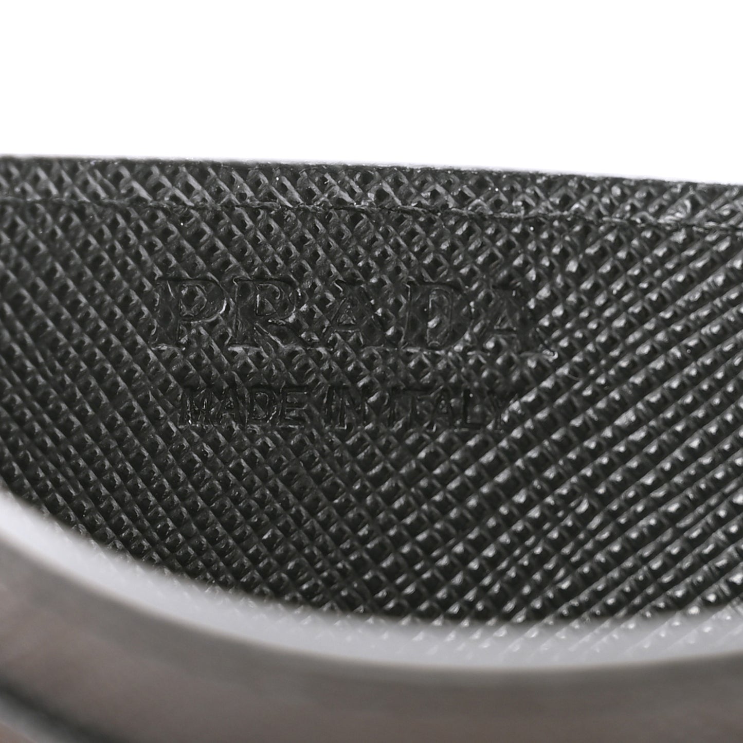Saffiano Card Case Black