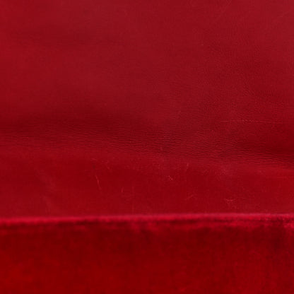 Gucci Velvet Matelasse Medium GG Marmont Shoulder Bag Hibiscus Red 11 of 15