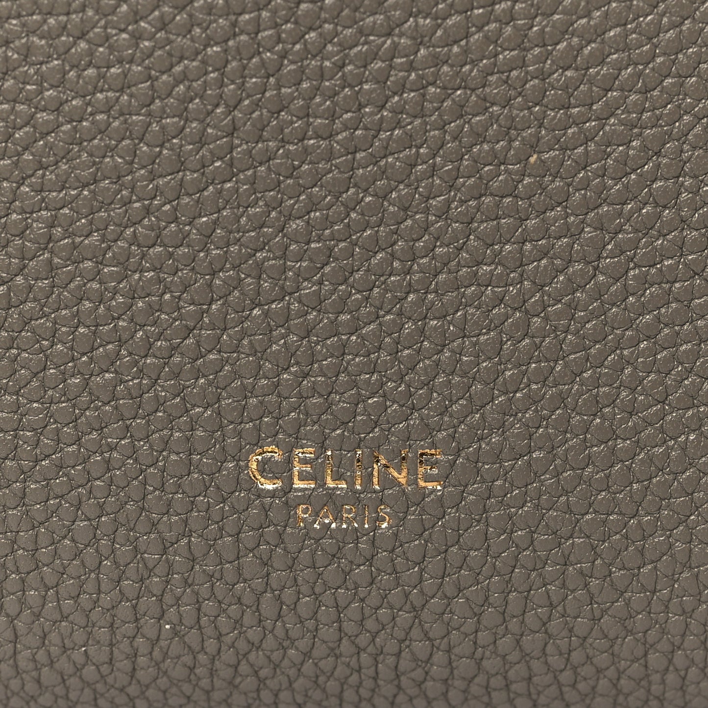 Soft Grained Calfskin Small Sangle Bucket Bag Taupe