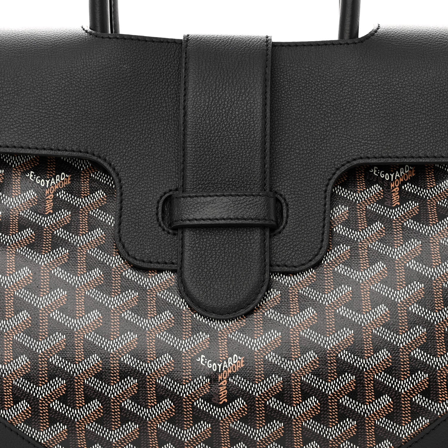 Goyard Goyardine Saigon Tote Black 7 of 11