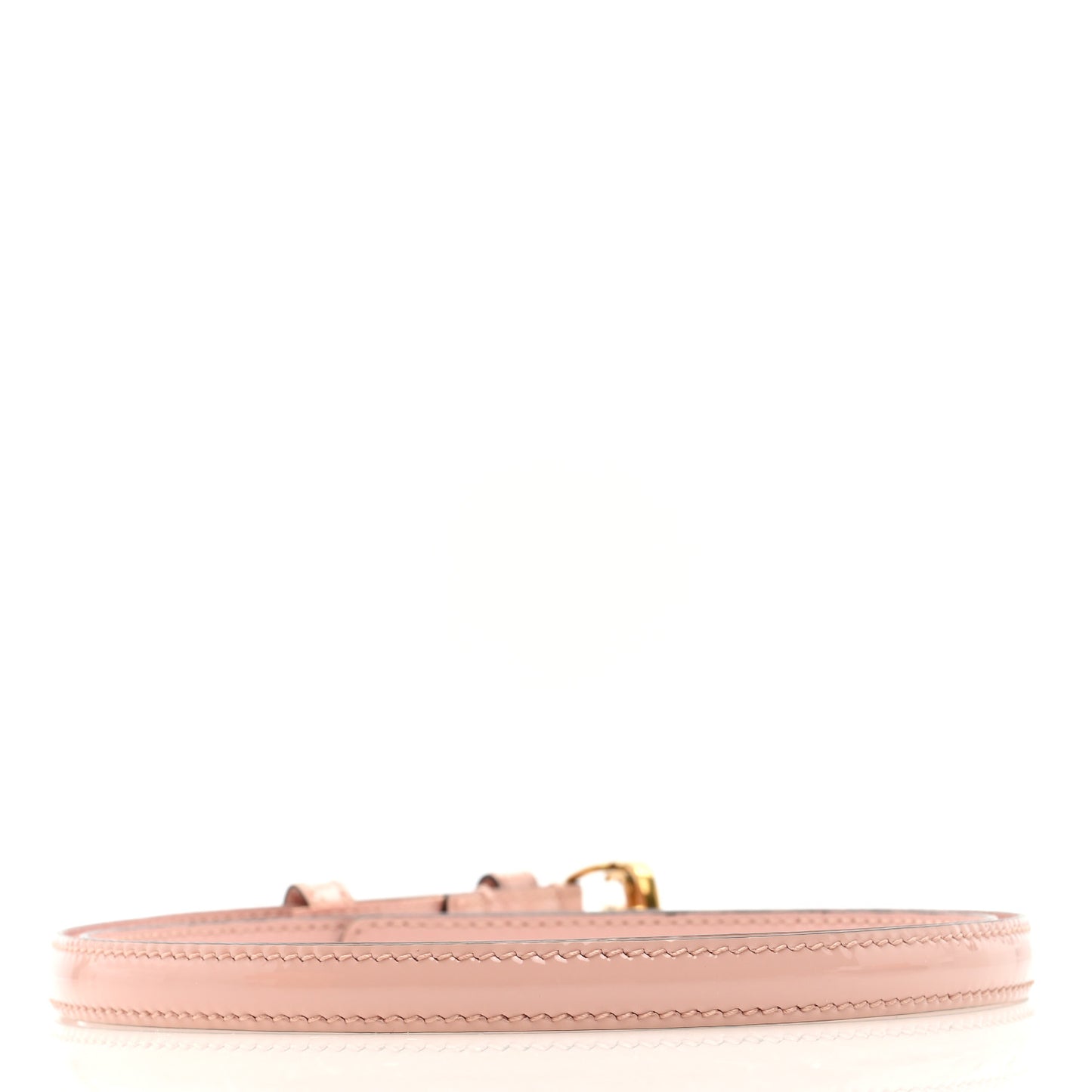 Patent Double G Thin Belt 80 32 Powder Pink