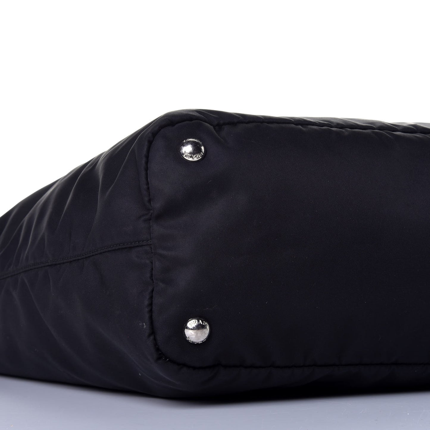 Tessuto Nylon Saffiano Tote Black