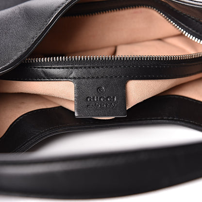 Gucci Calfskin Web Stripe Small Dionysus Hobo Black 6 of 15