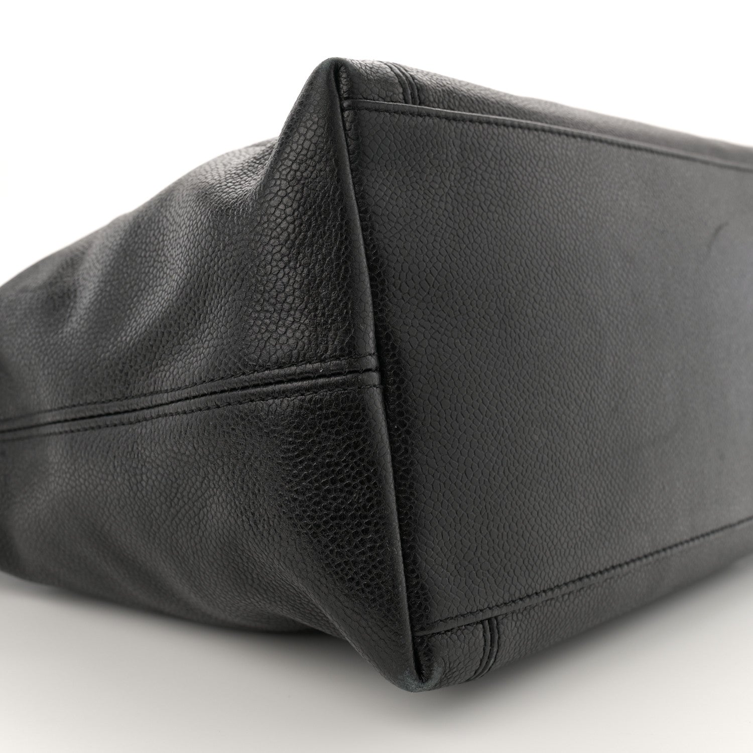 Chanel Caviar CC Shopper Tote Black 9 of 13