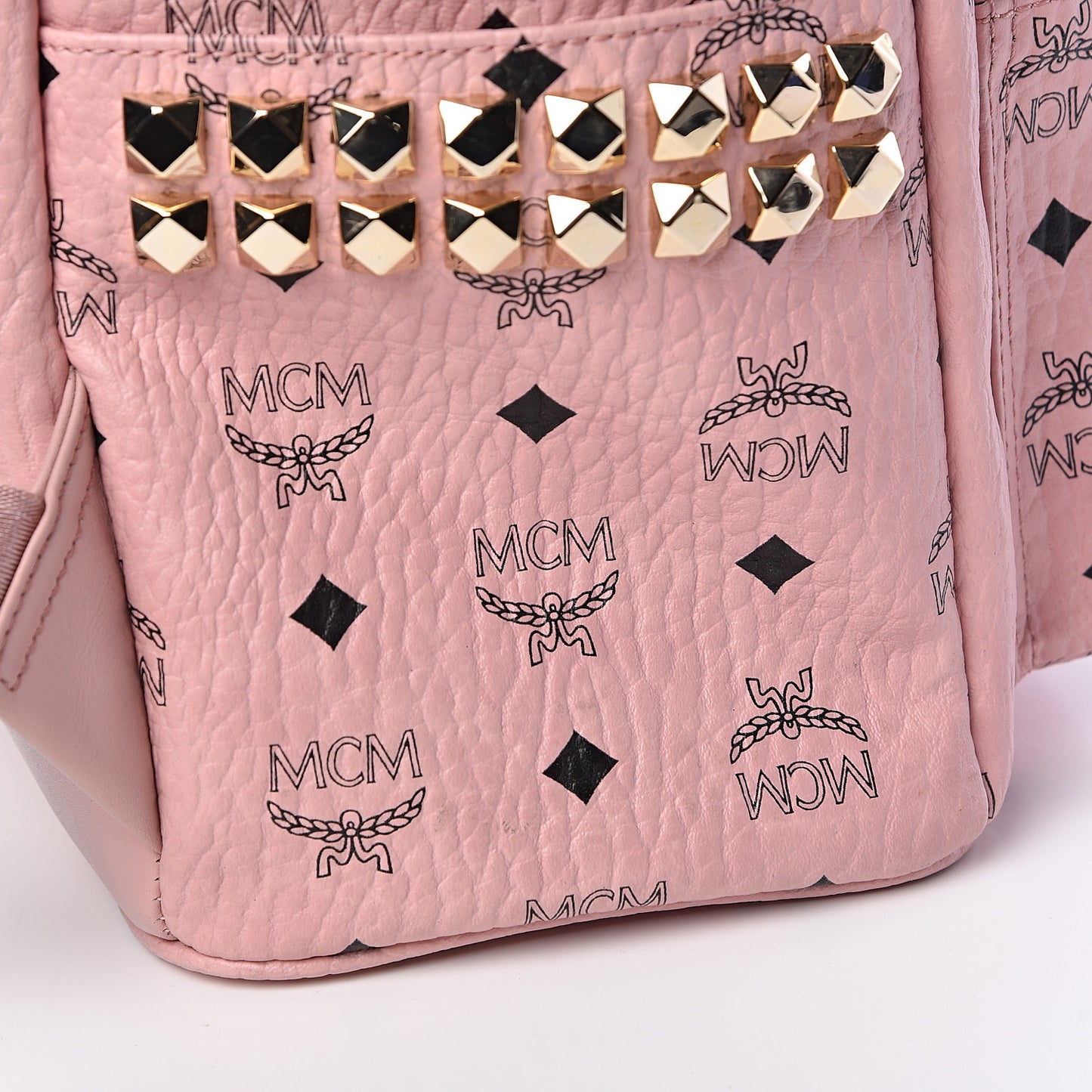 Visetos Small Side Stud Stark Backpack Pink