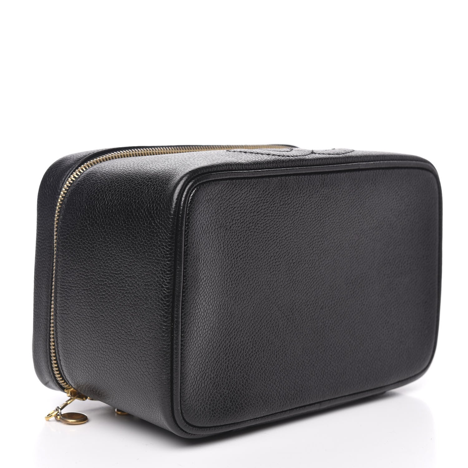 Chanel Caviar Vanity Cosmetic Case Black 4 of 10