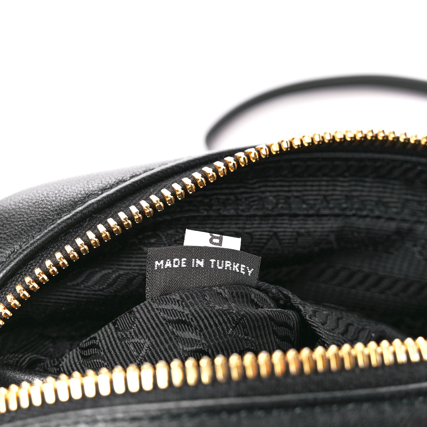 Nappa Gaufre Camera Bag Black