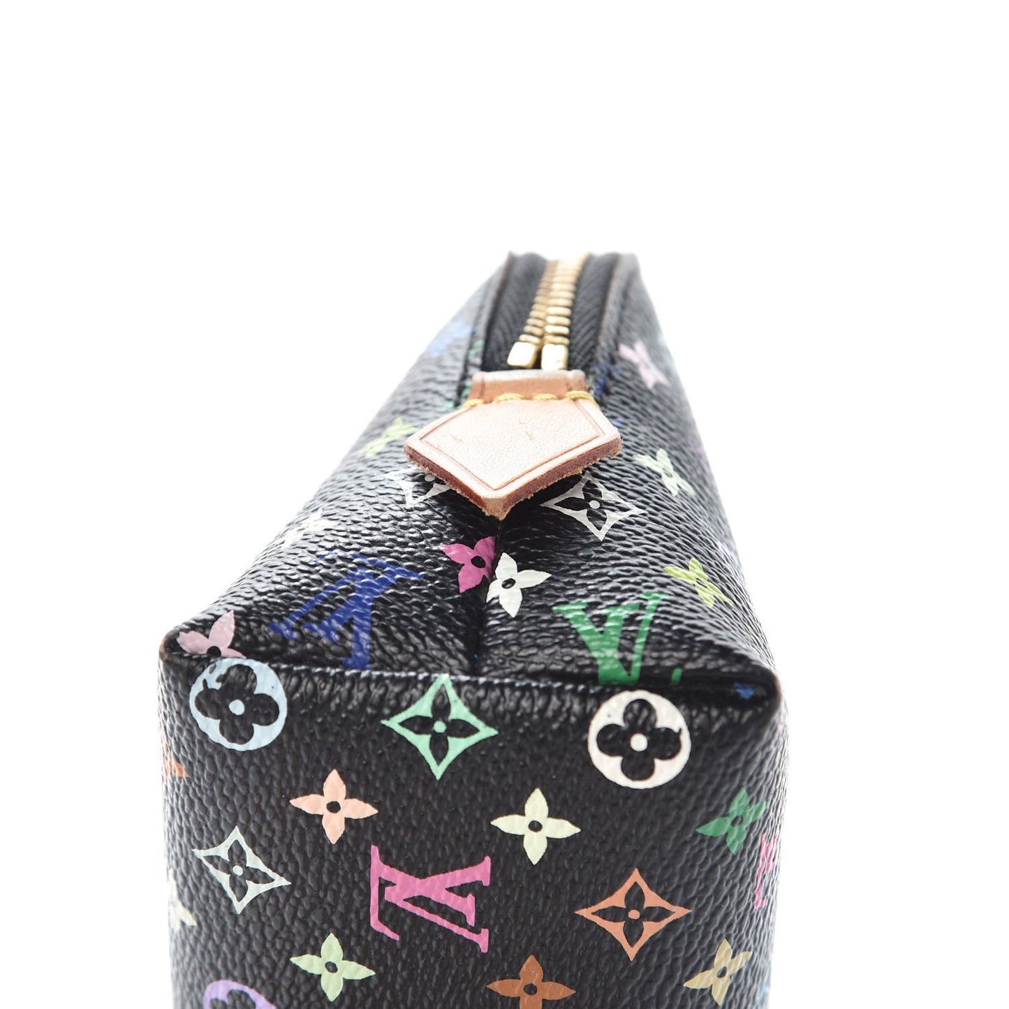 Monogram Multicolor Cosmetic Pouch Black Grenade