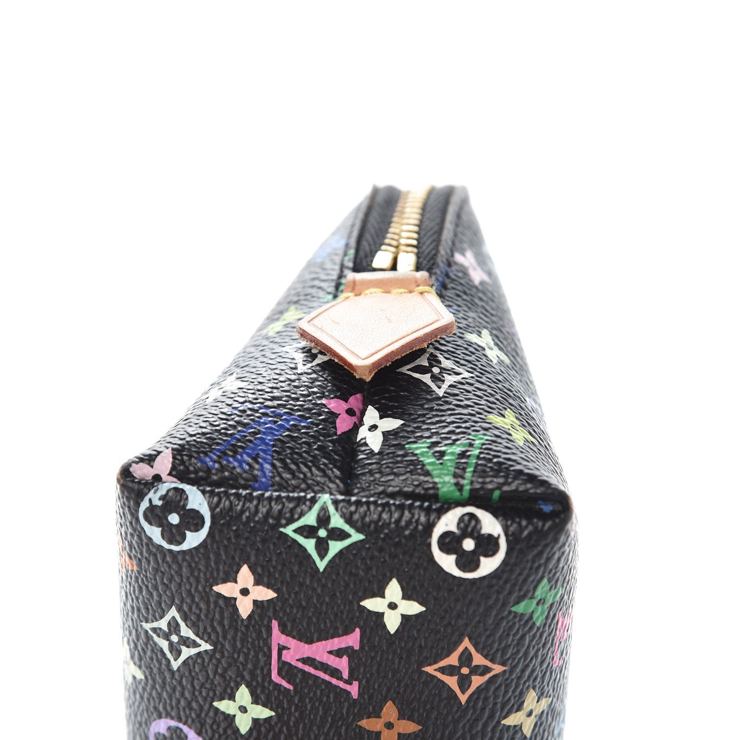 Louis Vuitton Monogram Multicolor Cosmetic Pouch Black Grenade 9 of 9