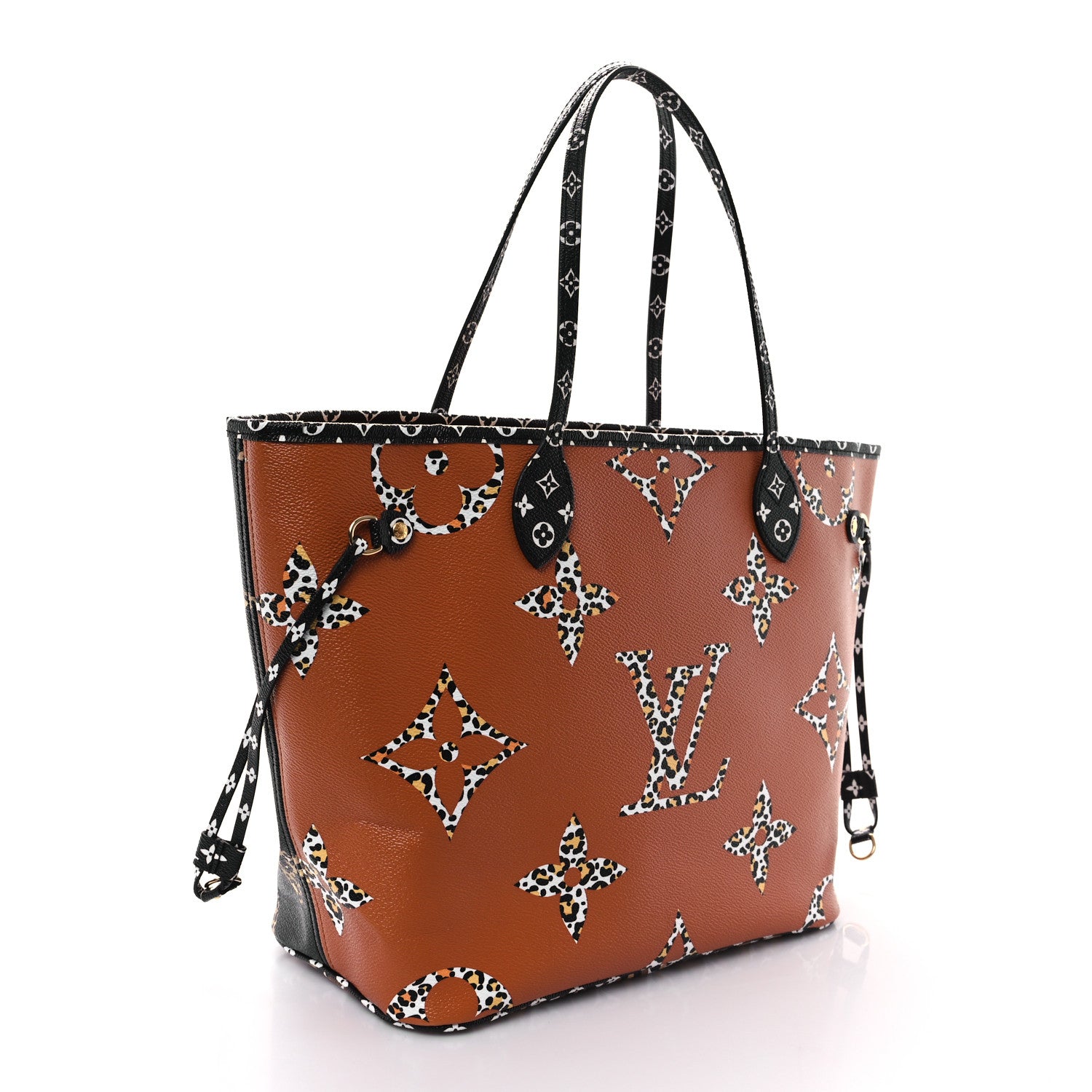 Louis Vuitton Monogram Giant Jungle Neverfull MM Black 3 of 10